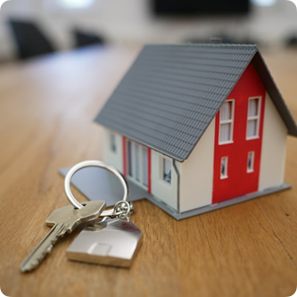 House model with keys